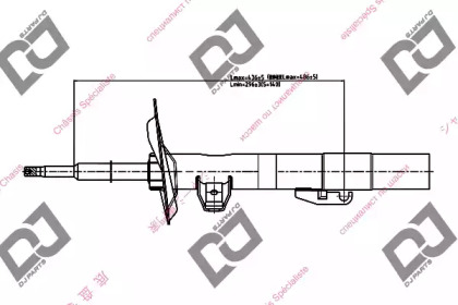 Амортизатор DJ PARTS DS1371GS